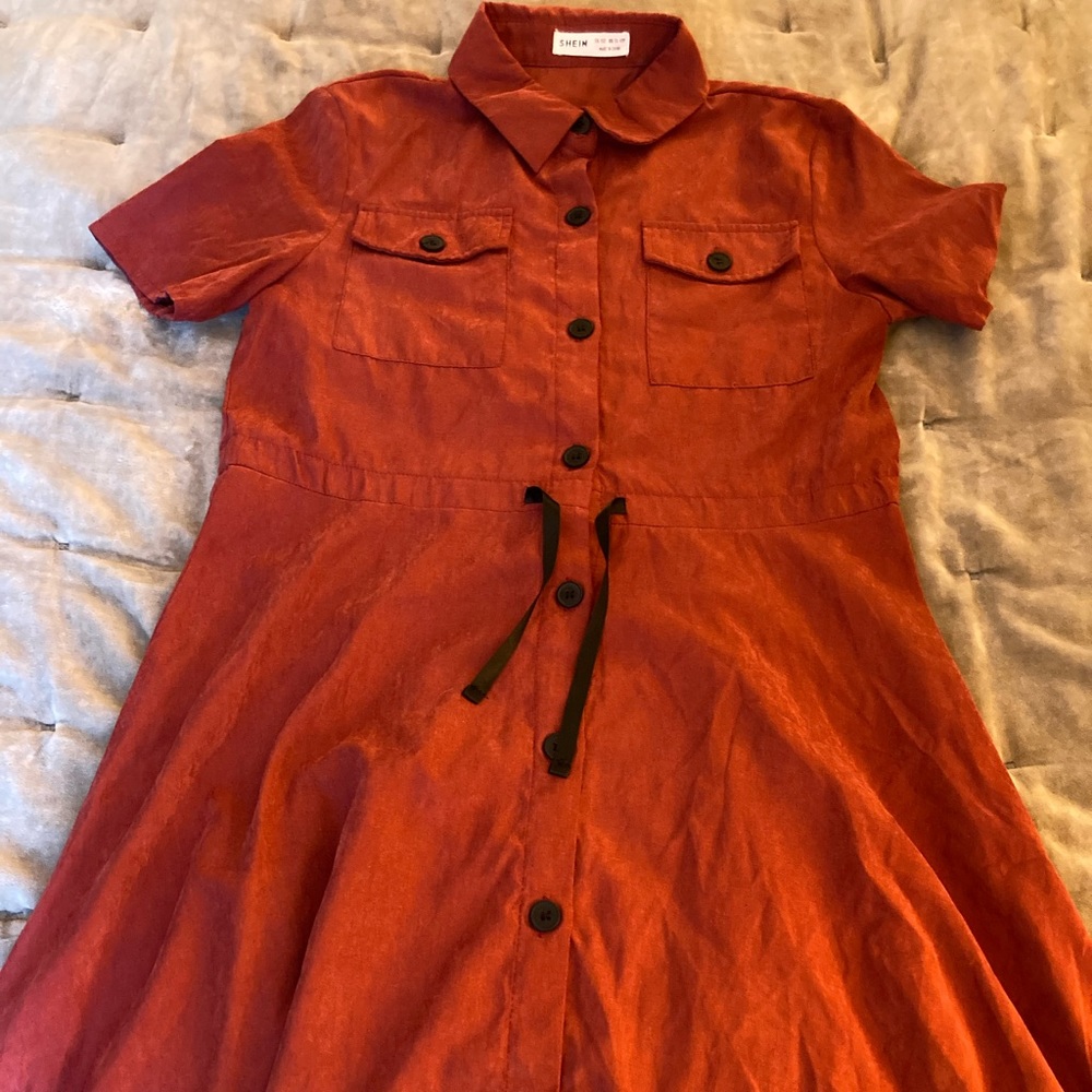 Vintage button up dress